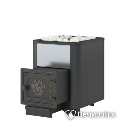 Дровяная банная печь Везувий Сенсация 12 Антрацит (ДТ-3) в Сыктывкаре